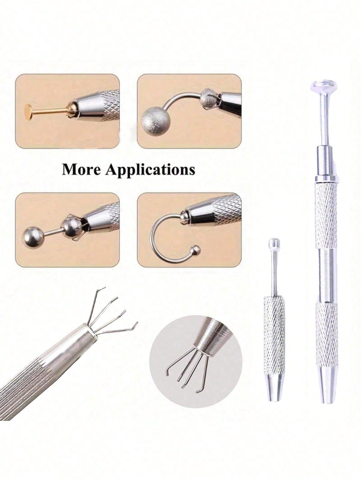 Jewelry & Watches Store - 1/2pcs Jewelry Grabbing Tool, Alloy Perforated