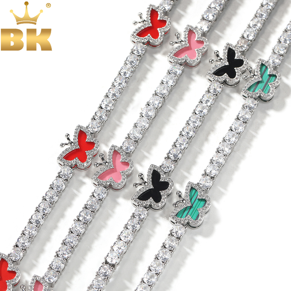 Tennis Bracelet Cubic - THE BLING KING 4mm Black Clover