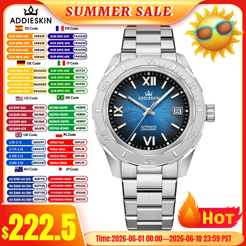 Jewels In Quartz Watches - AddiesKin reloj hombre K002 Automatic Mechanical