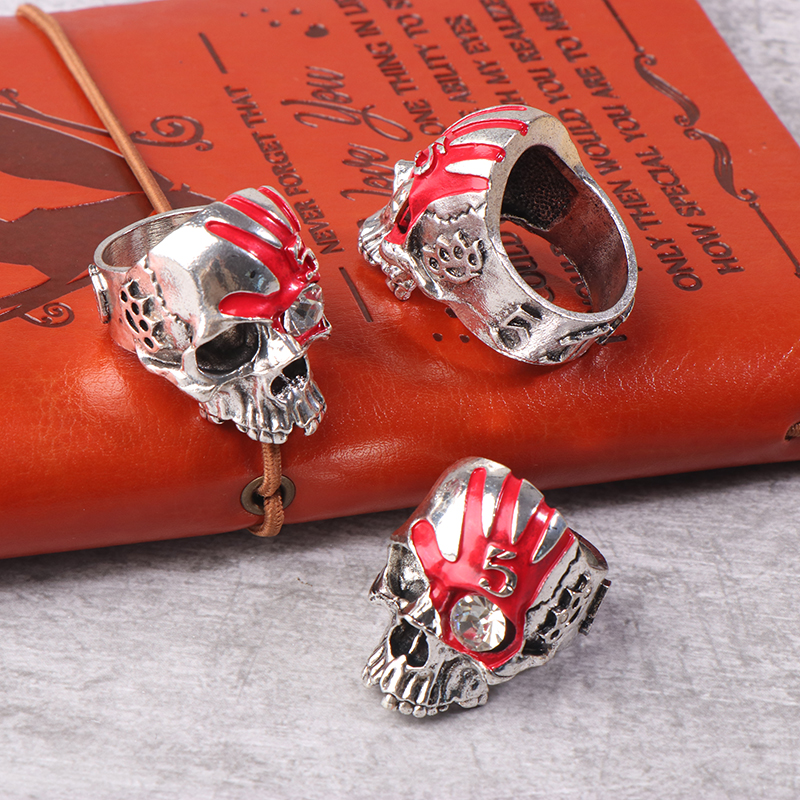 Gothic Skull Ring - Five Fingers Death Punch Skull Ring