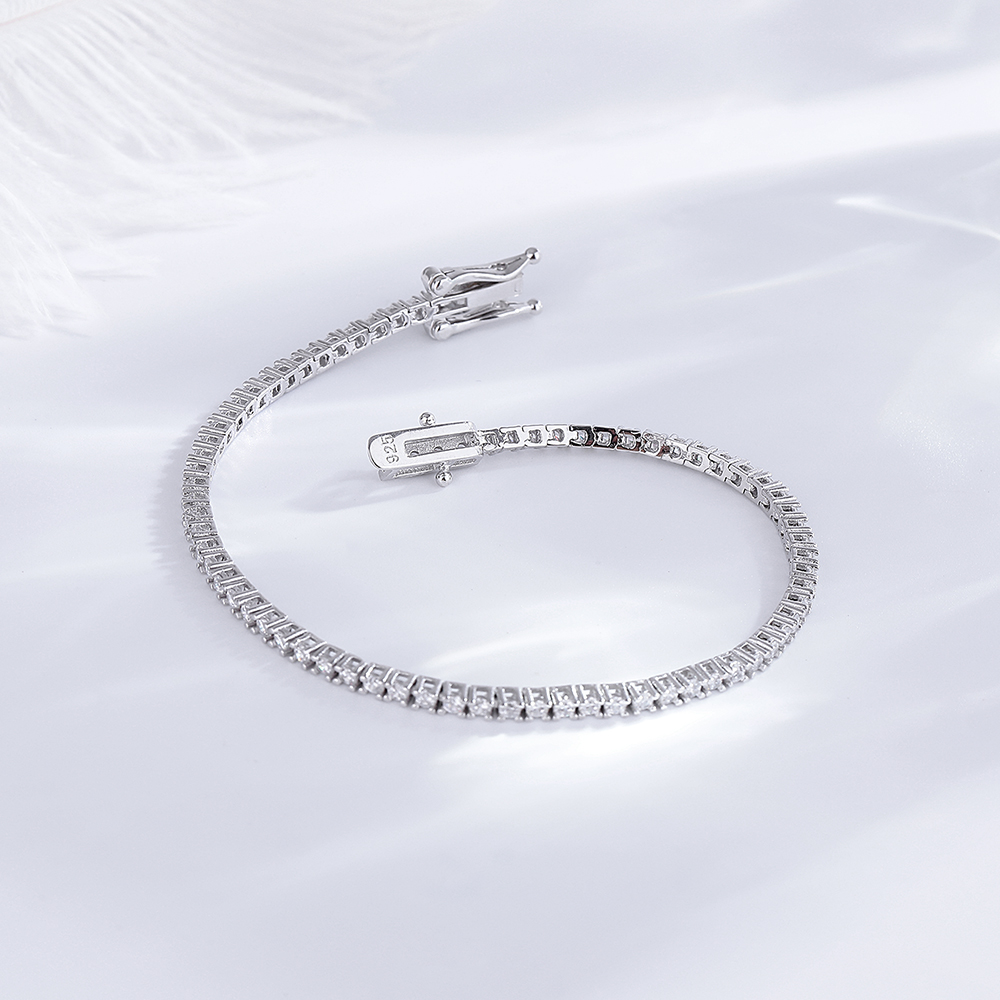YLMyself 925 Sterling Silver T - Tennis Bracelet Cubic 리뷰 및 가격