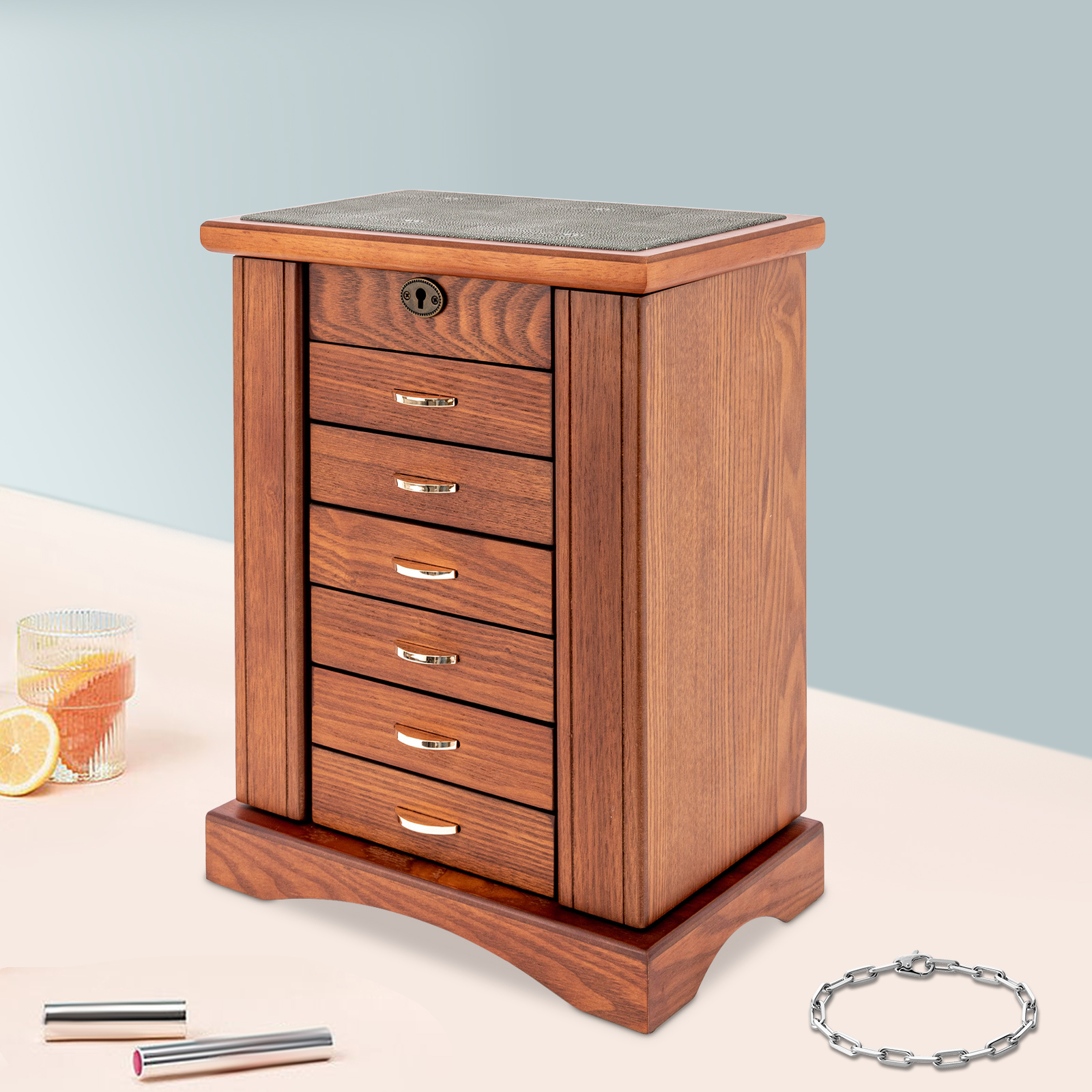 7 Layers Large Jewelry Box wit - Jewelry Store For Watches 리뷰 및 가격