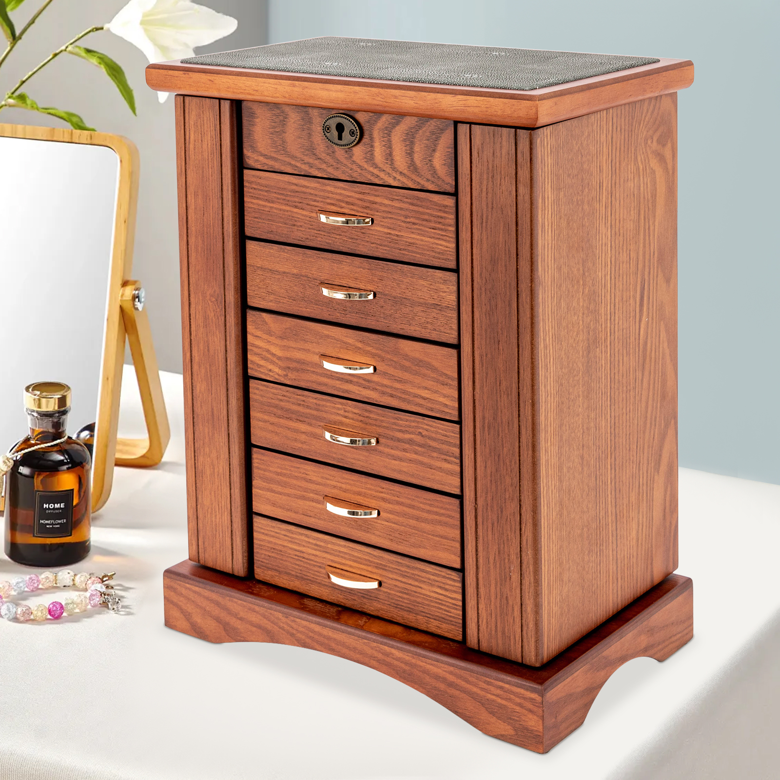 7 Layers Large Jewelry Box wit - Jewelry Store For Watches 리뷰 및 가격