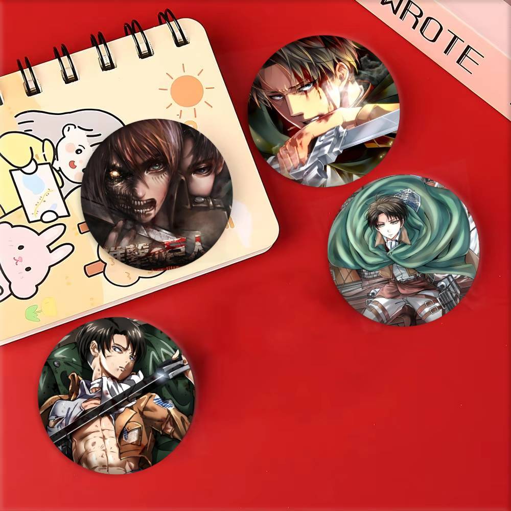 Anime L-LEVI ACKERMAN Badge Ti - Levi Jewelry & Watches Inc 리뷰 및 가격