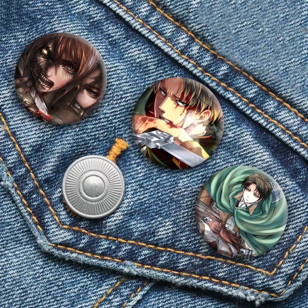Anime L-LEVI ACKERMAN Badge Ti - Levi Jewelry & Watches Inc 리뷰 및 가격