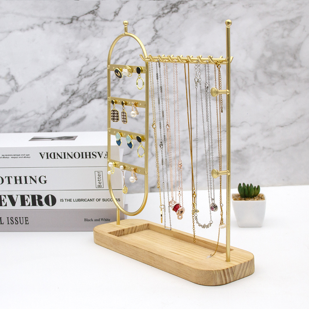 1 desktop solid wood base jewe - Jewelry Store For Watches 리뷰 및 가격