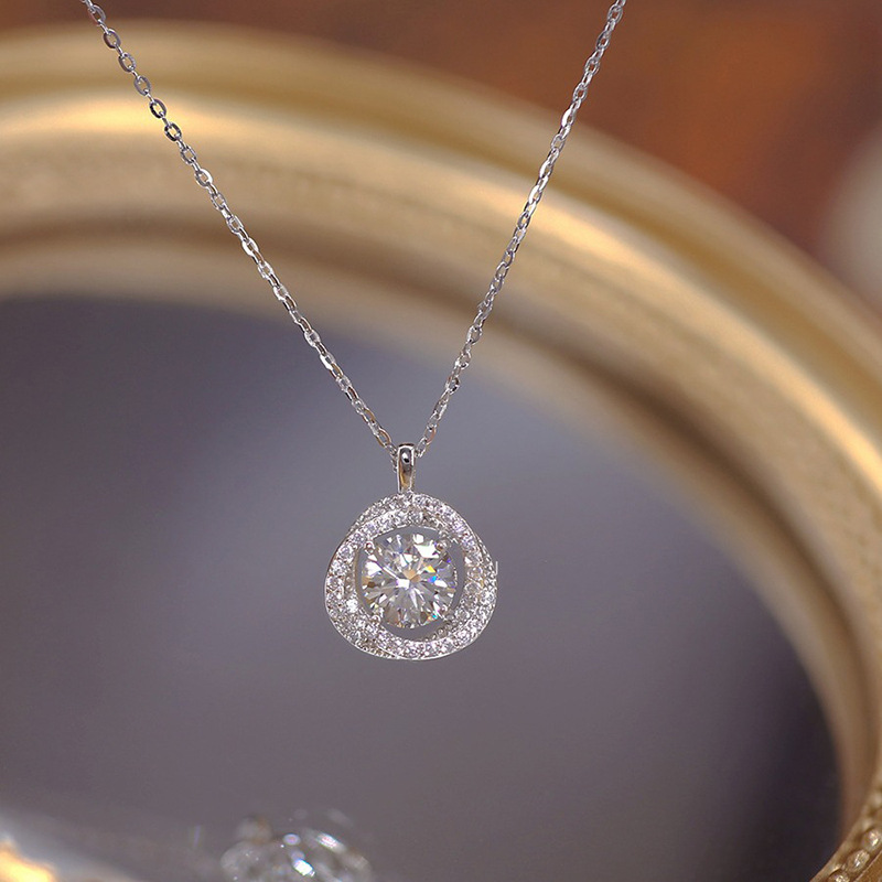 925 Sterling Silver Jewelry Ex - Crystal Choker Necklace 리뷰 및 가격