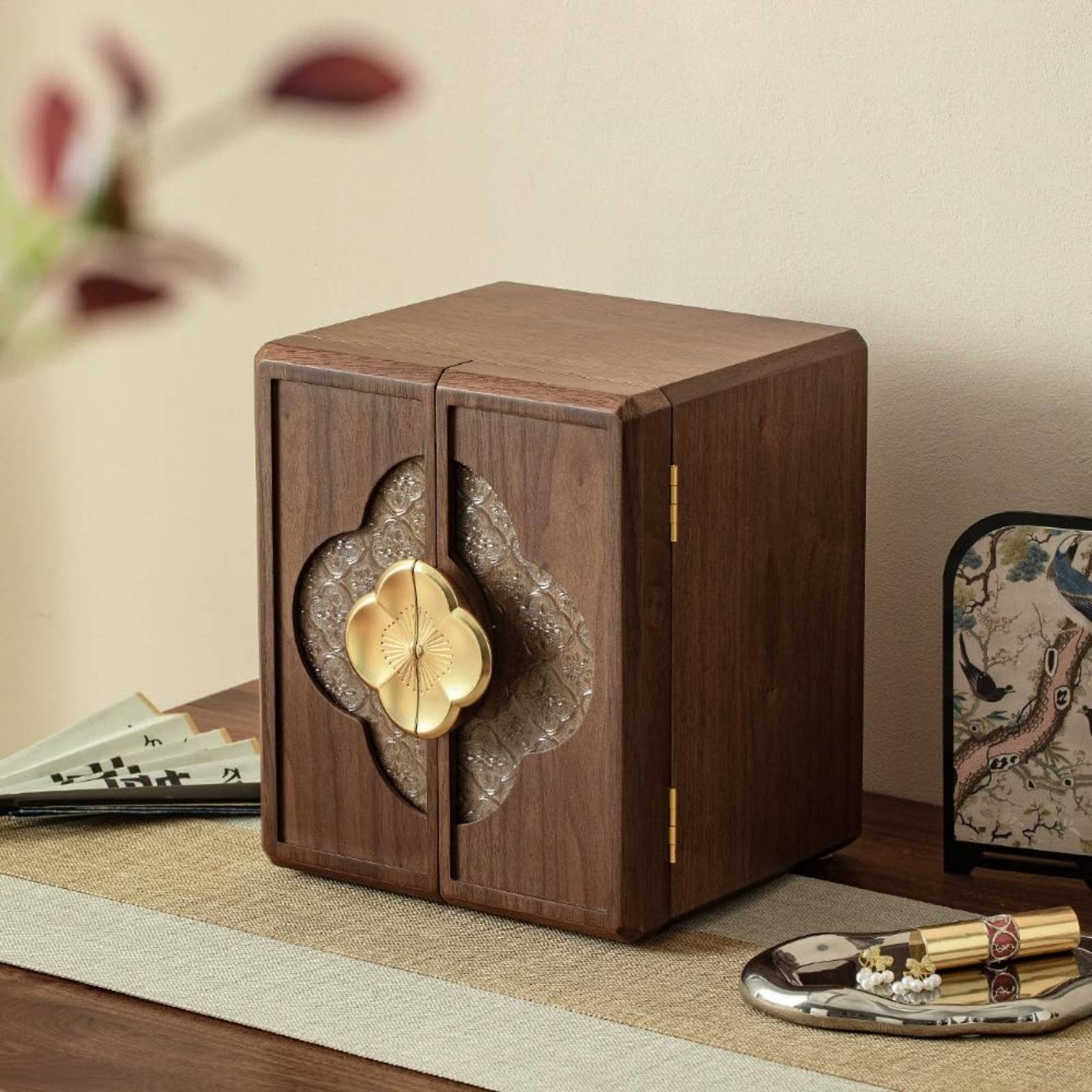Wooden Jewelry Box New Chinese - Jewelry & Watches Store 리뷰 및 가격