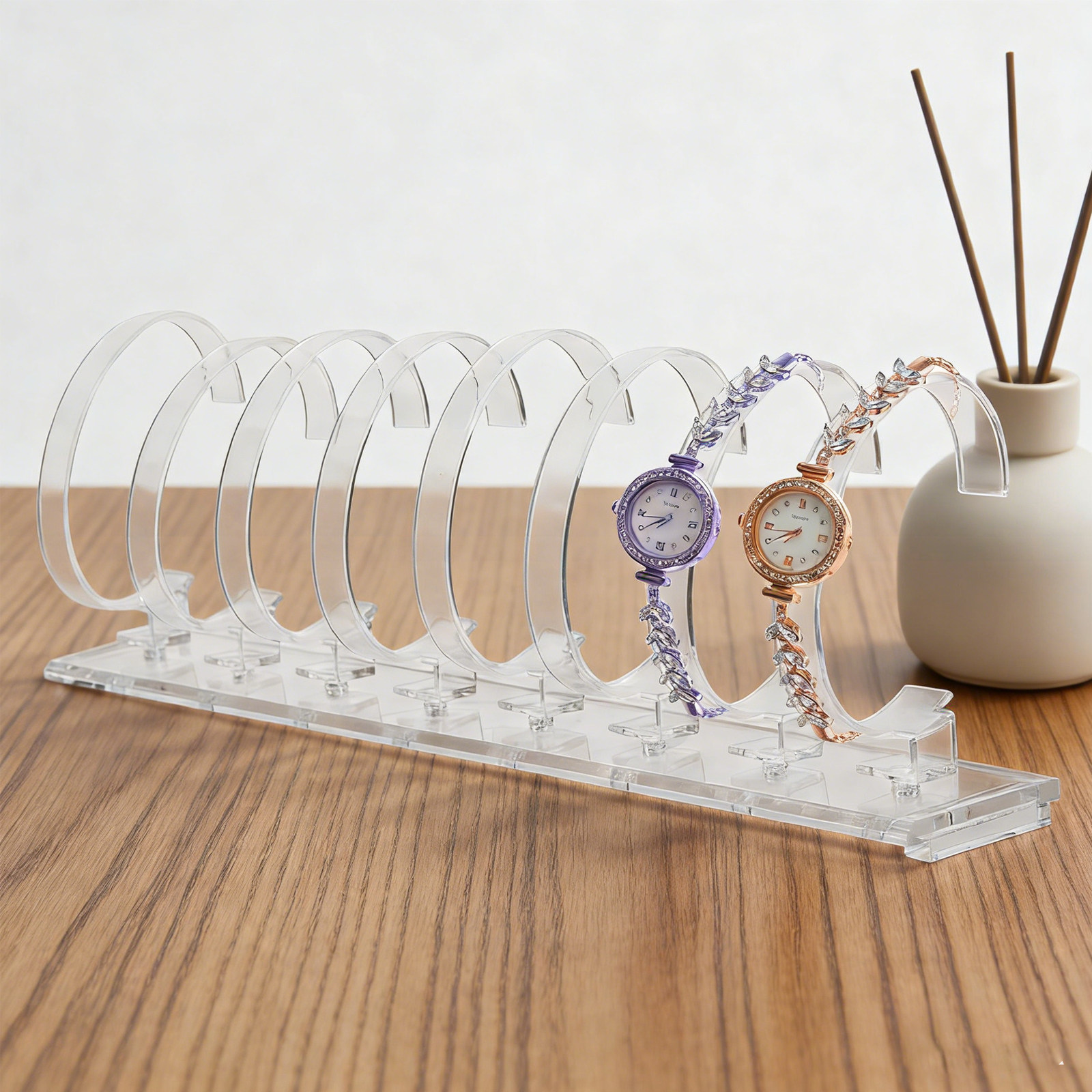 Clear 8-Position Watch Display - Jewelry Store For Watches 리뷰 및 가격