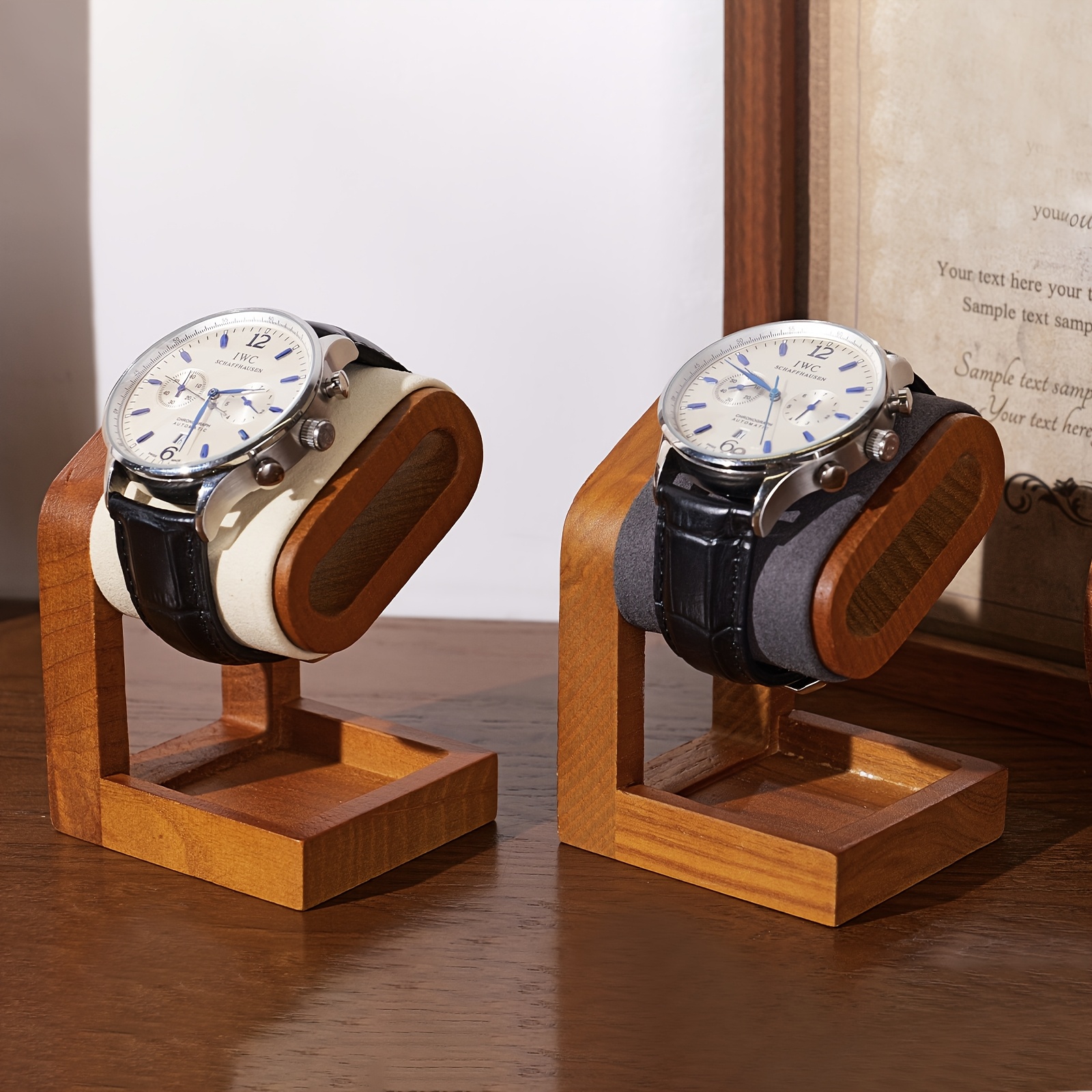 Wooden Watch Display Stand Lux - Jewelry Store For Watches 리뷰 및 가격