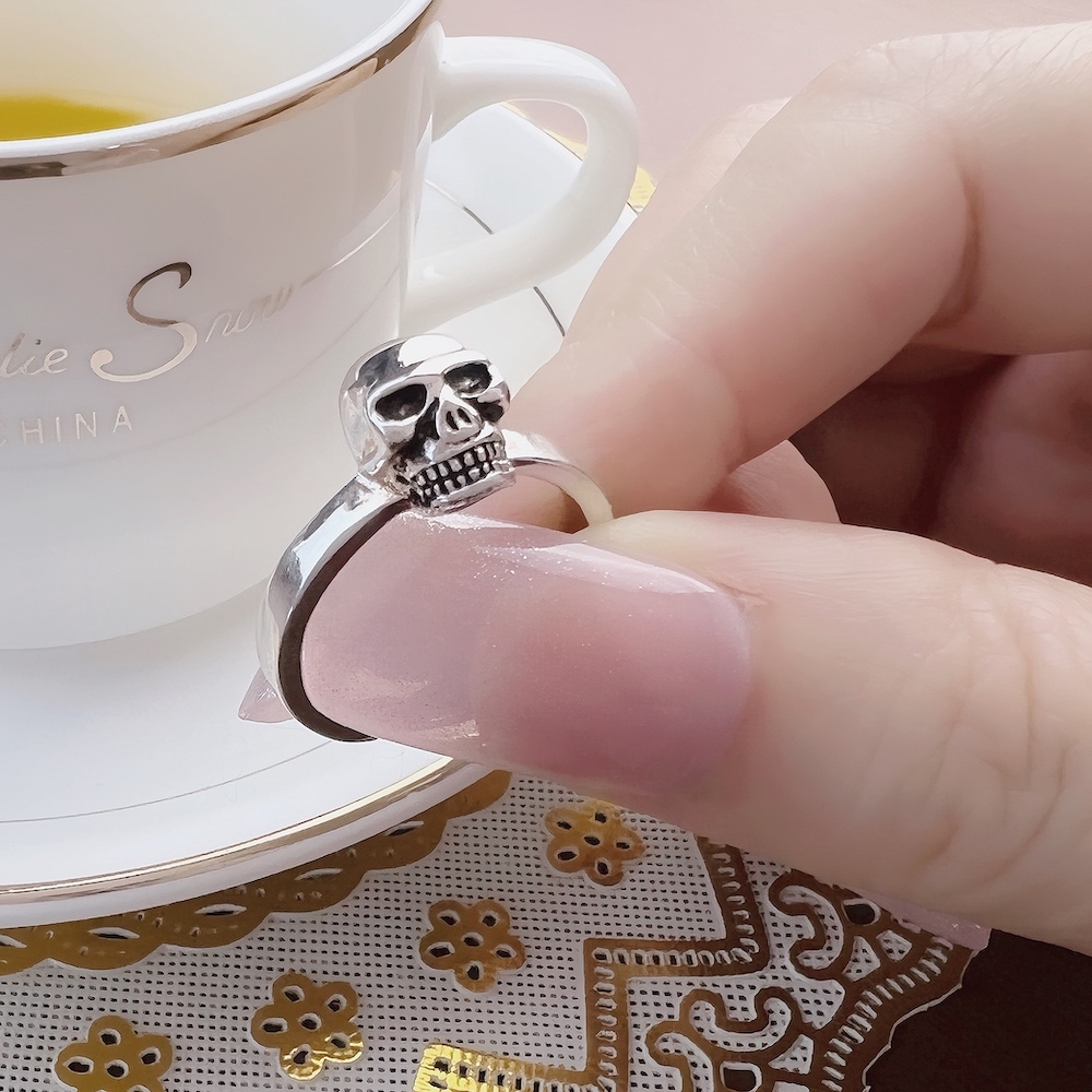 Ring Skull Europe Rebel Steet  - Gothic Skull Ring 리뷰 및 가격