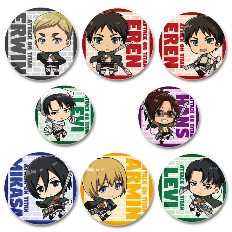 Attack on Titan Badge Handmade - Levi Jewelry & Watches Inc 리뷰 및 가격