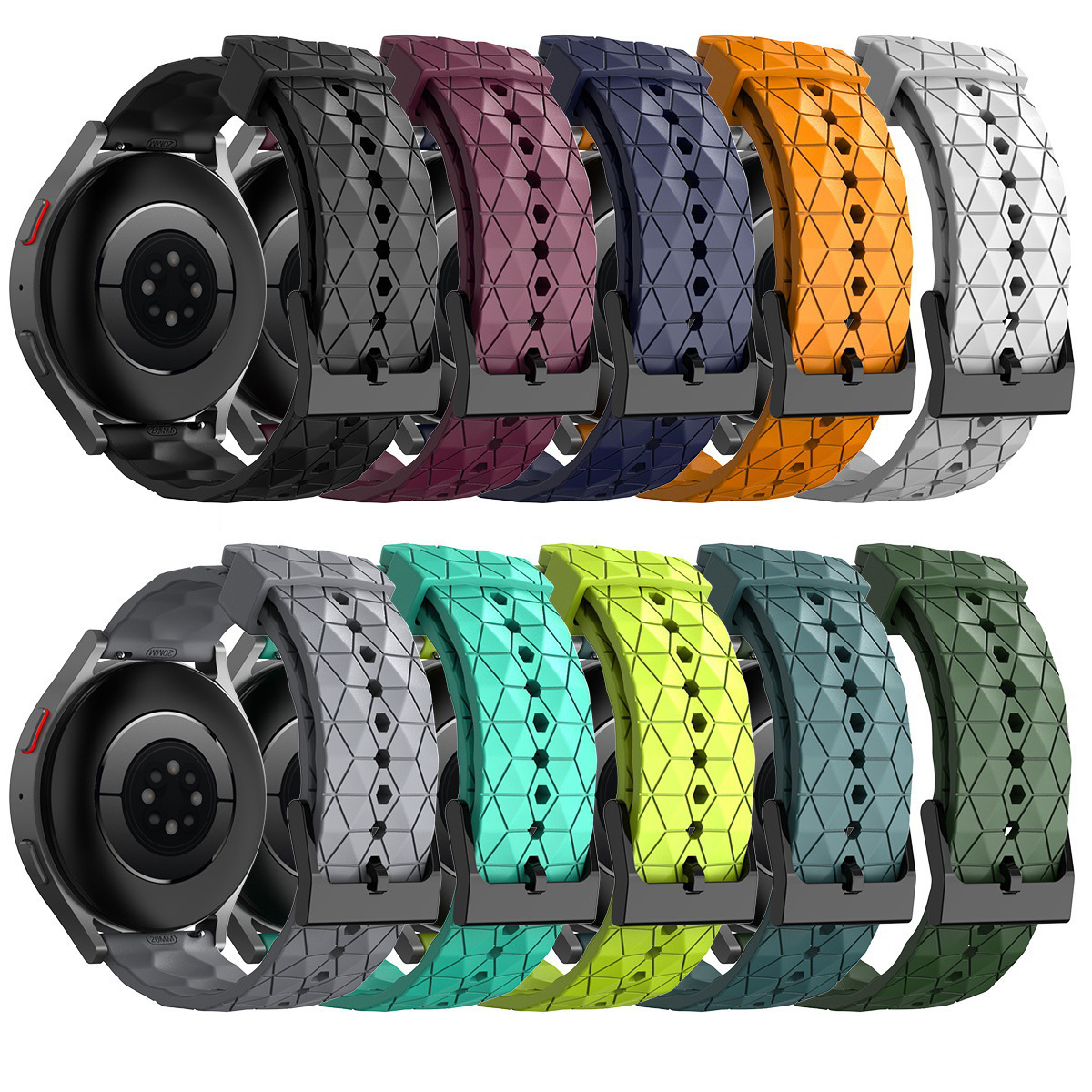 20/22mm Silicone Watch Strap F - A1 Watches & Jewelry New York Photos 리뷰 및 가격