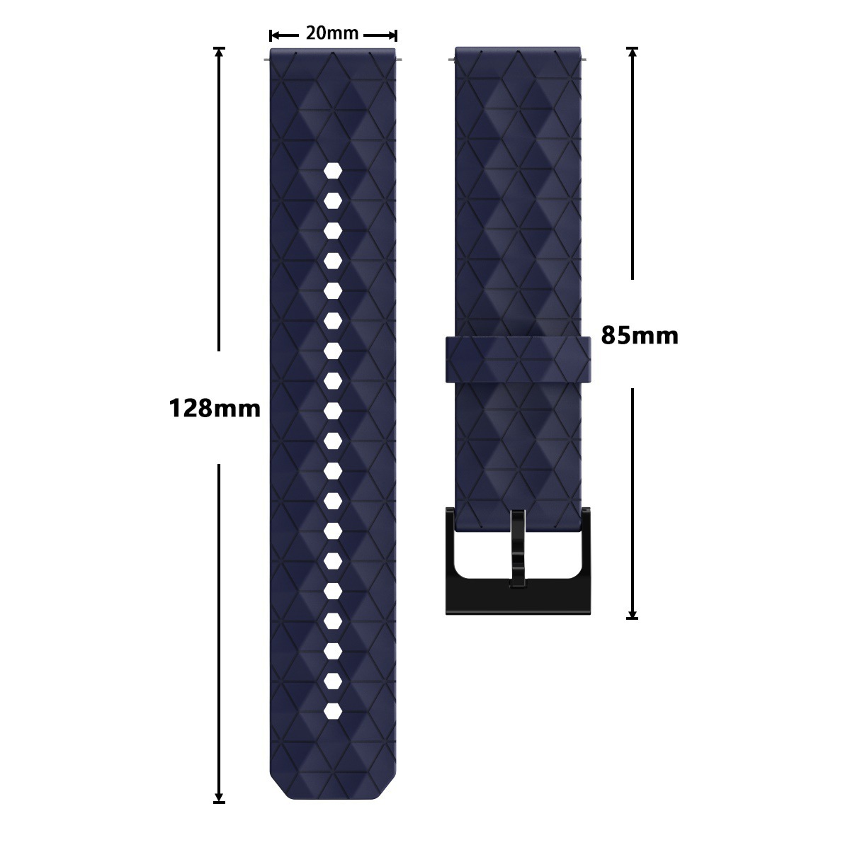 20/22mm Silicone Watch Strap F - A1 Watches & Jewelry New York Photos 리뷰 및 가격