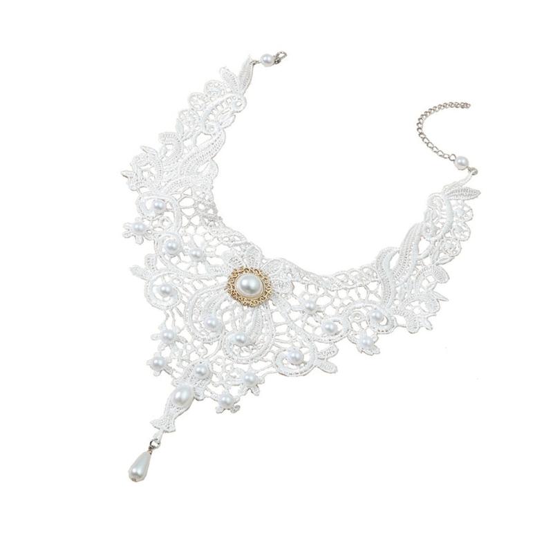 652F Lace Choker Necklace Goth - Crystal Choker Necklace 리뷰 및 가격