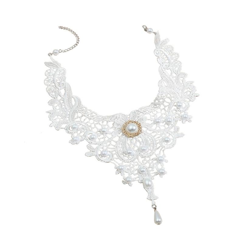 652F Lace Choker Necklace Goth - Crystal Choker Necklace 리뷰 및 가격