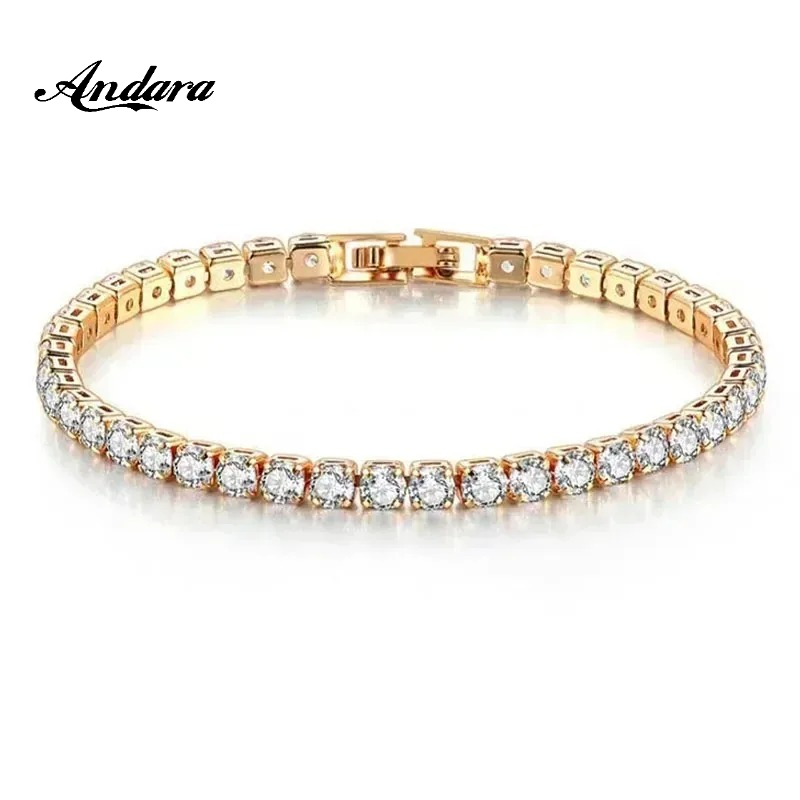 925 Sterling Silver Rose Gold  - Tennis Bracelet Cubic 리뷰 및 가격