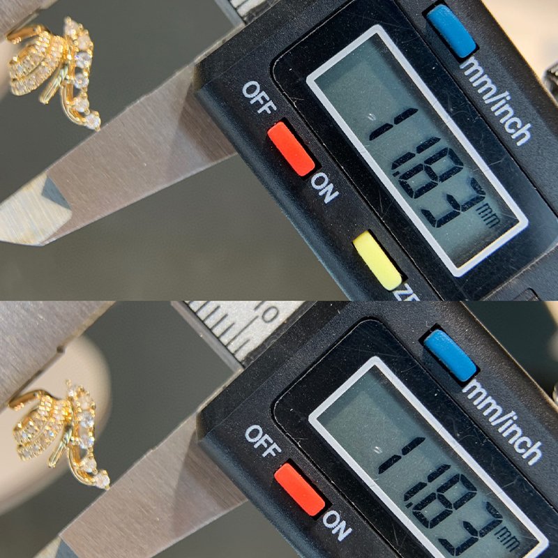 Aazuo 18K White & Yellow lGold - Diamond Stud Earrings 리뷰 및 가격