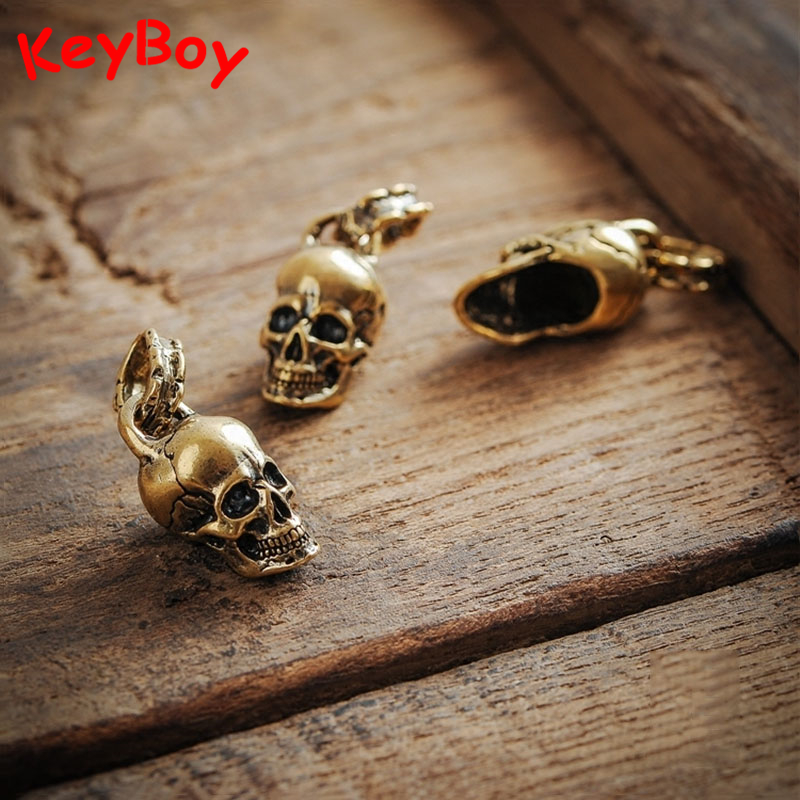 Vintage Punk Skull Head Keyrin - Gothic Skull Ring 리뷰 및 가격