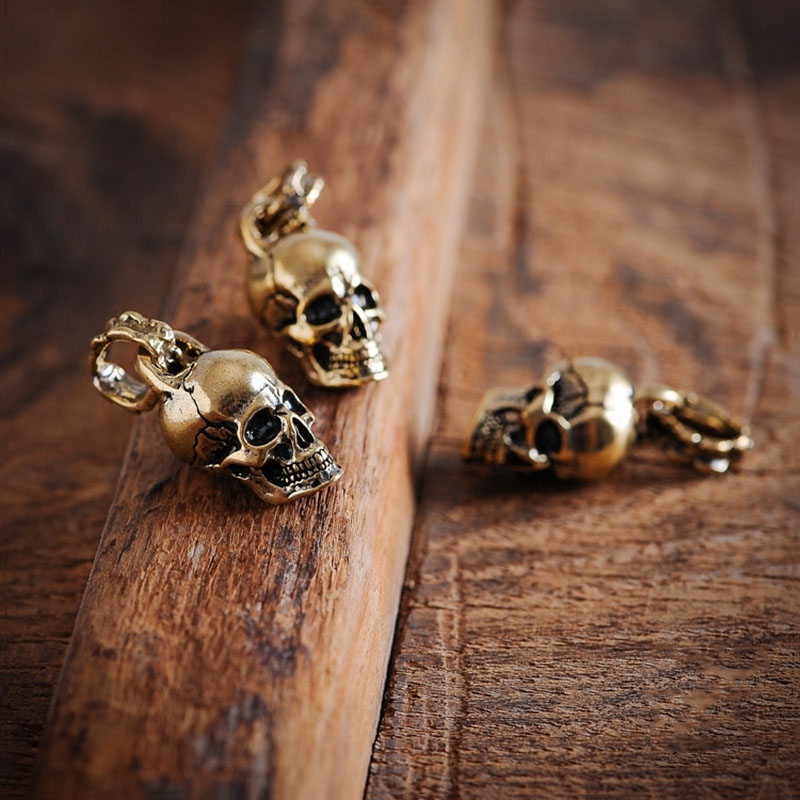 Vintage Punk Skull Head Keyrin - Gothic Skull Ring 리뷰 및 가격