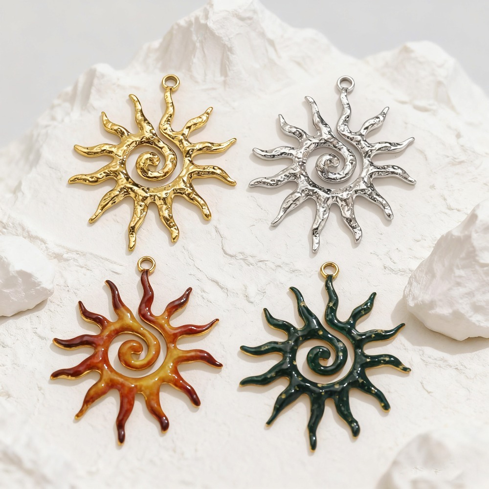 5PCS Stainless Steel Vintage S - Moon Star Earrings 리뷰 및 가격