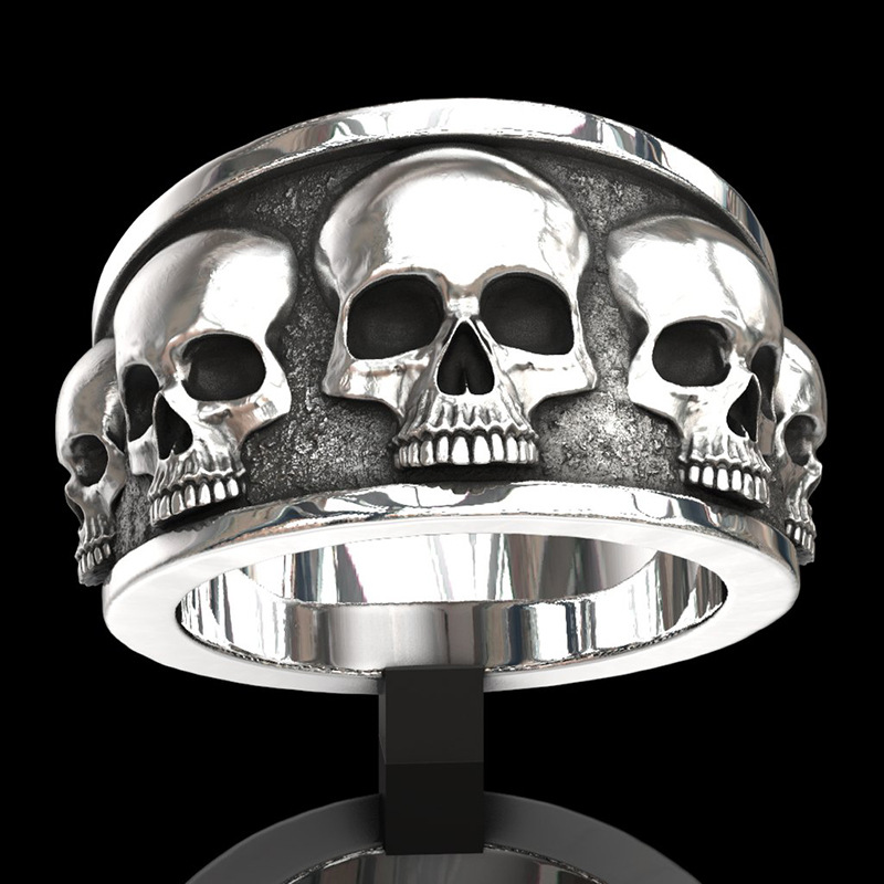 New Hot Selling Classic Stainl - Gothic Skull Ring 리뷰 및 가격