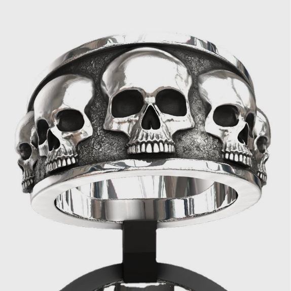 New Hot Selling Classic Stainl - Gothic Skull Ring 리뷰 및 가격