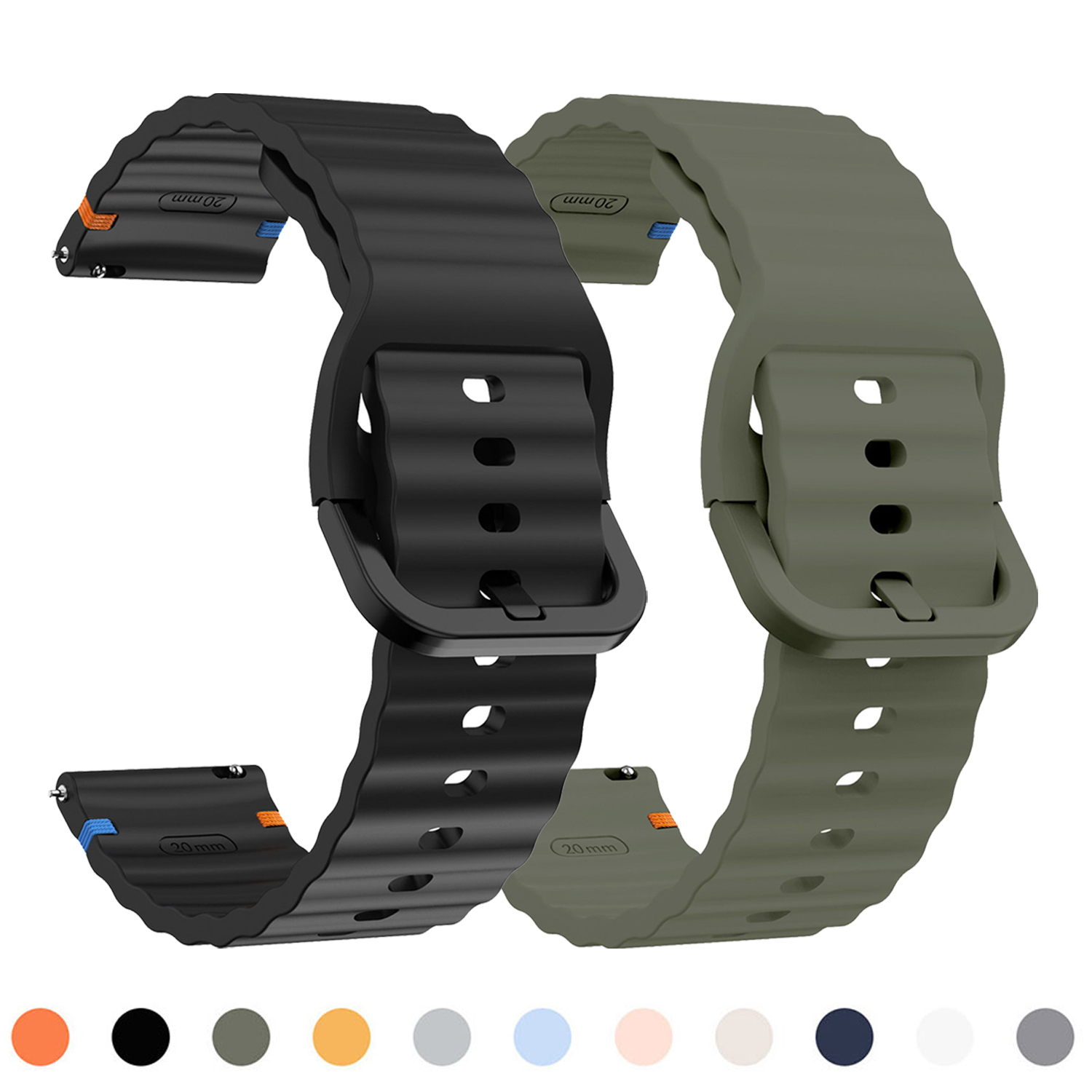 22mm Silicone Wriststrap For X - A1 Watches & Jewelry New York Photos 리뷰 및 가격