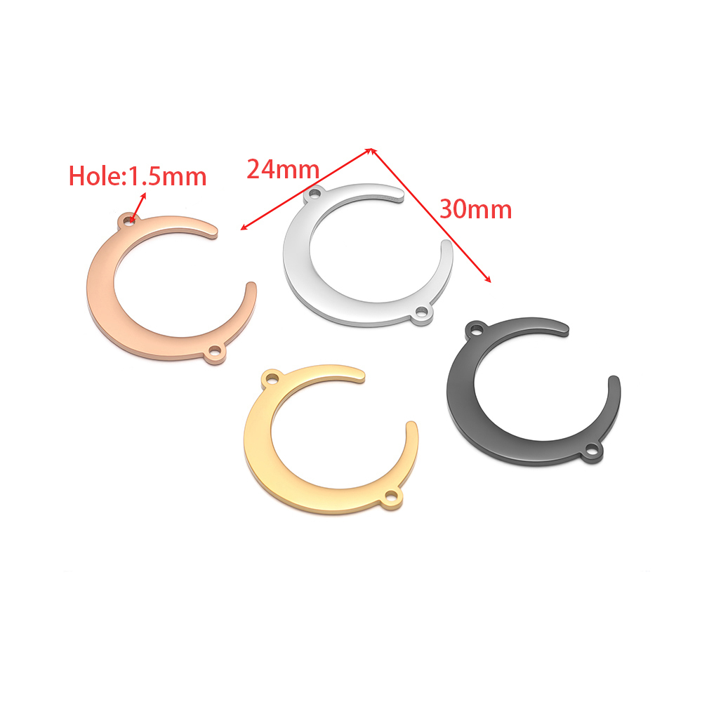 5pcs Stainless Steel Moon Pend - Moon Star Earrings 리뷰 및 가격