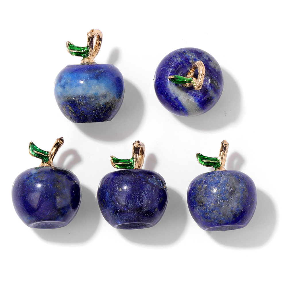 5PCS/lot Lapis Lazuli Stone Pe - Moon Star Earrings 리뷰 및 가격