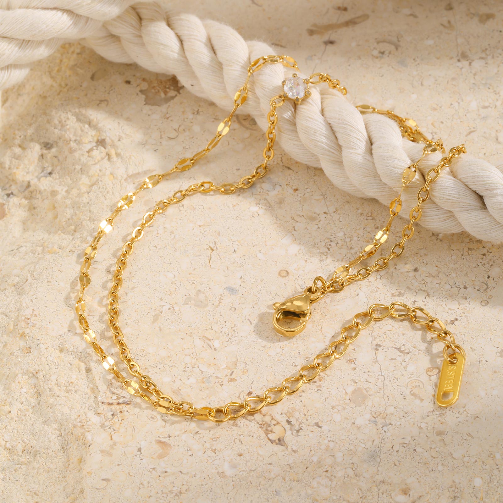 Waterproof Layered Anklet Brac - Jc Jewelry & Watches Photos 리뷰 및 가격