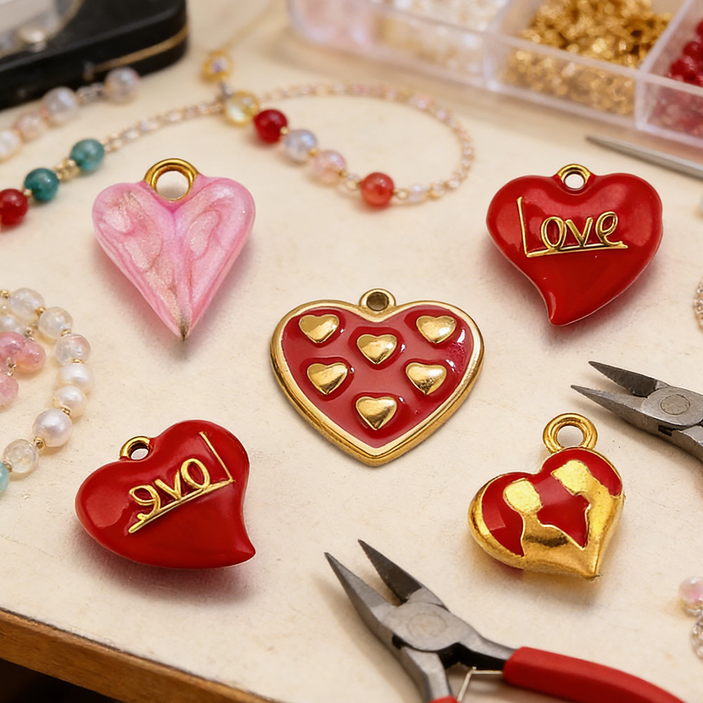 5pcs Stainless Steel Red Ename - Moon Star Earrings 리뷰 및 가격