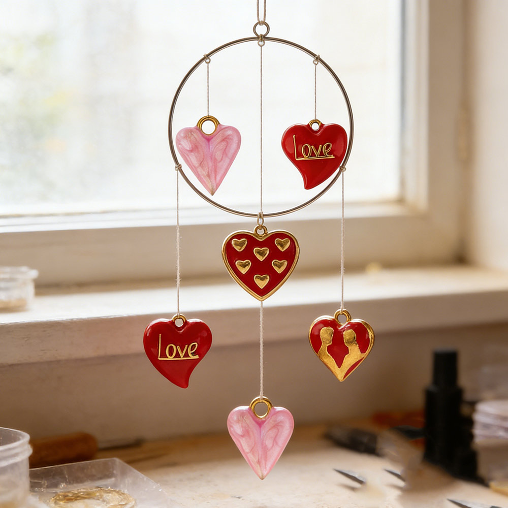 5pcs Stainless Steel Red Ename - Moon Star Earrings 리뷰 및 가격