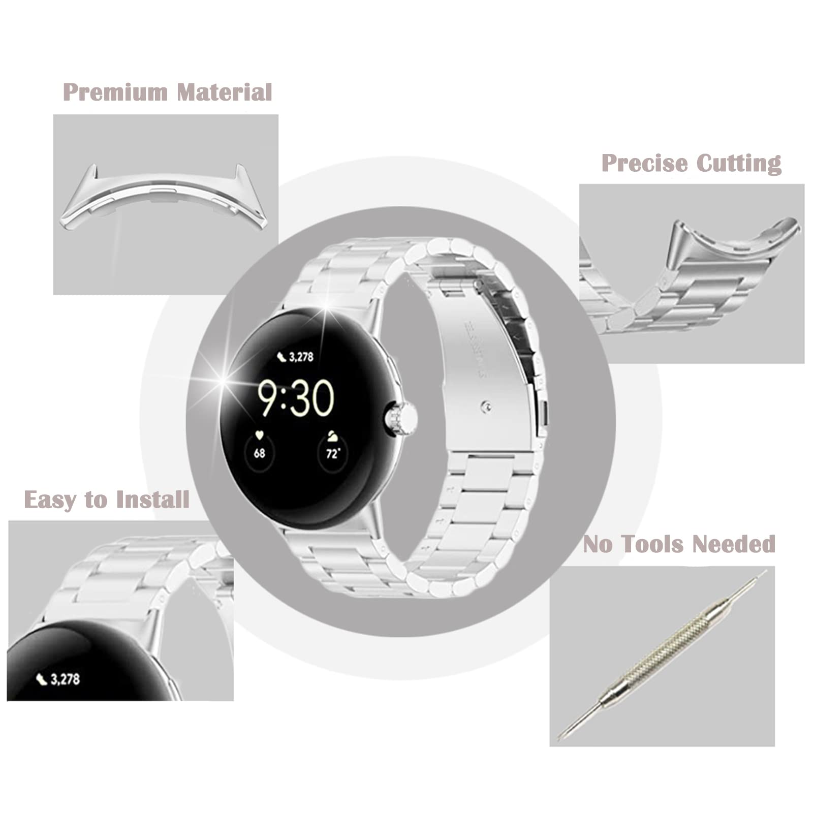 1/2 pair Metal Connector For G - Jewelry Stores Watches 리뷰 및 가격
