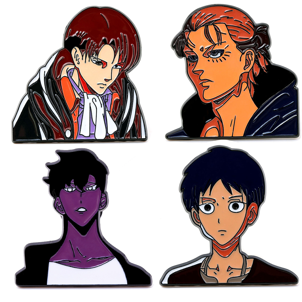 Anime Titan Metal Brooch Anime - Levi Jewelry & Watches Inc 리뷰 및 가격