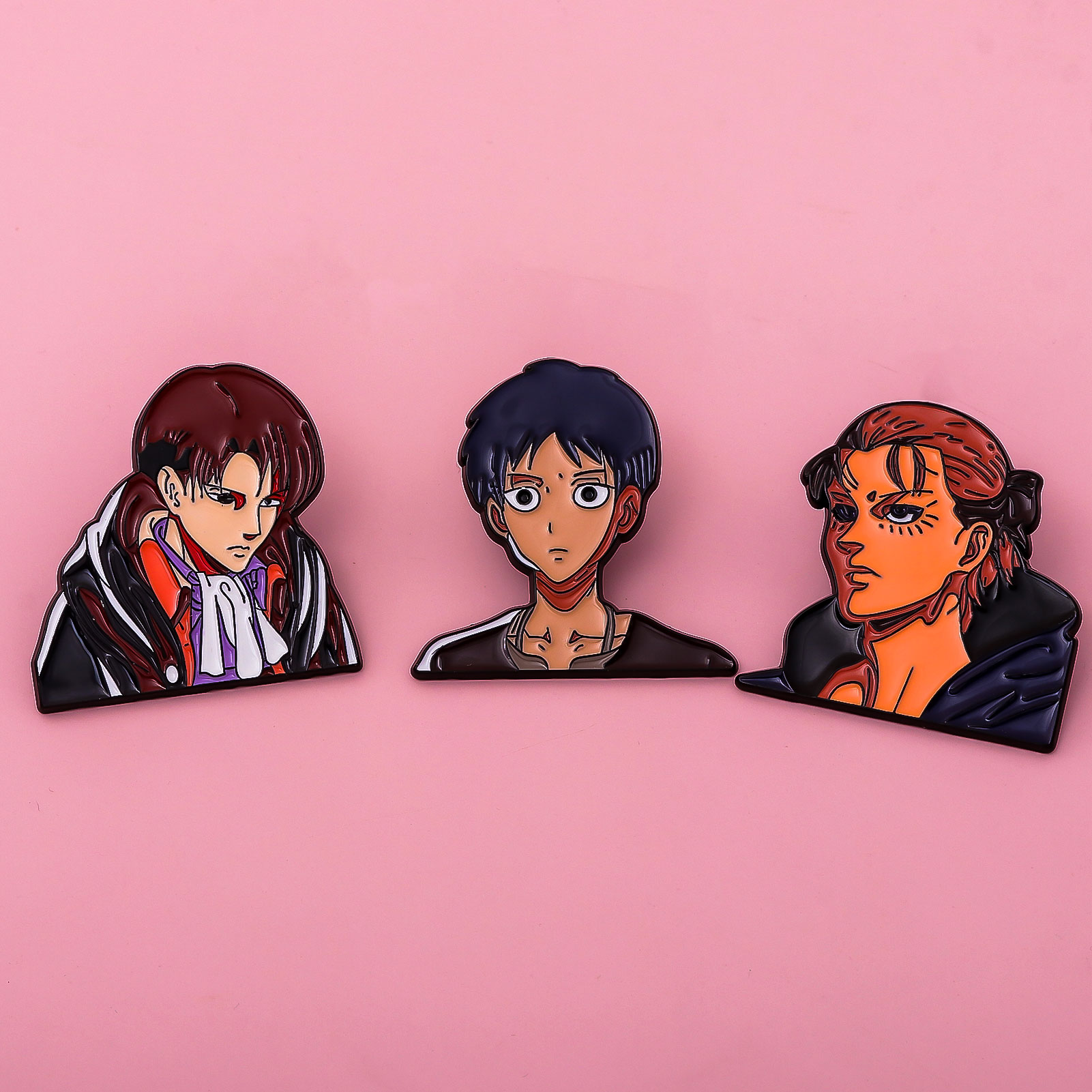 Anime Titan Metal Brooch Anime - Levi Jewelry & Watches Inc 리뷰 및 가격
