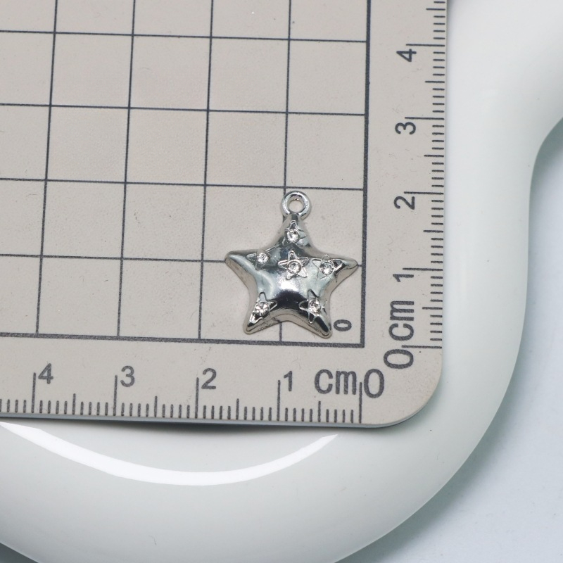 10Pcs DIY Crystal Stars Charms - Moon Star Earrings 리뷰 및 가격