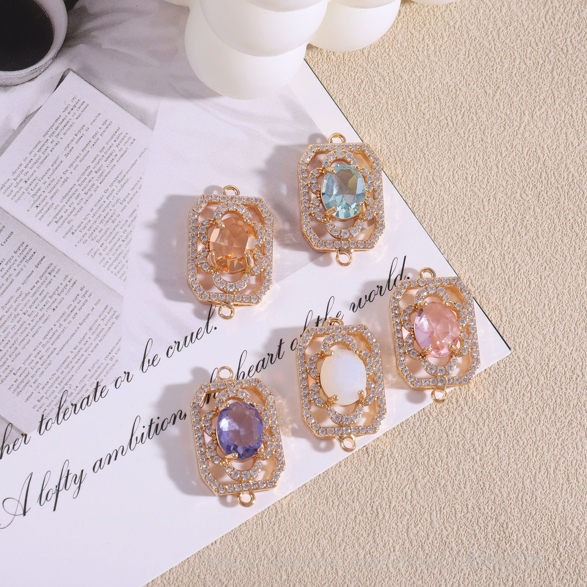 10pcs/ Bag   Diamond studded r - Diamond Stud Earrings 리뷰 및 가격