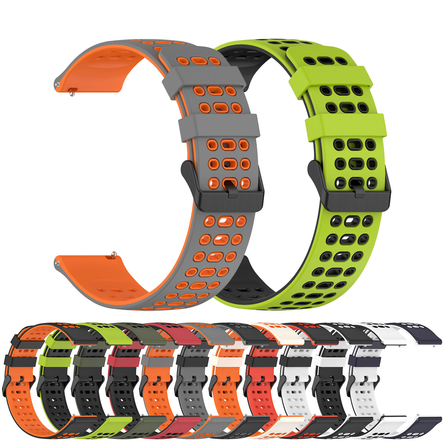 22mm Sports Silicone Strap For - A1 Watches & Jewelry New York Photos 리뷰 및 가격