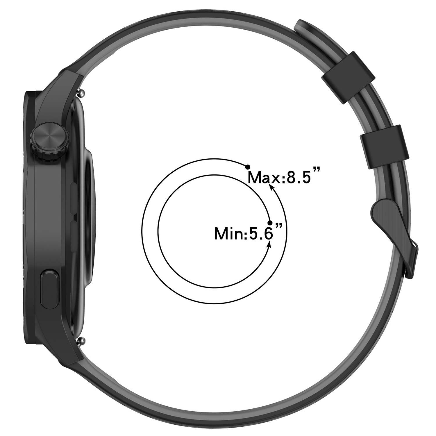 22mm Sports Silicone Strap For - A1 Watches & Jewelry New York Photos 리뷰 및 가격