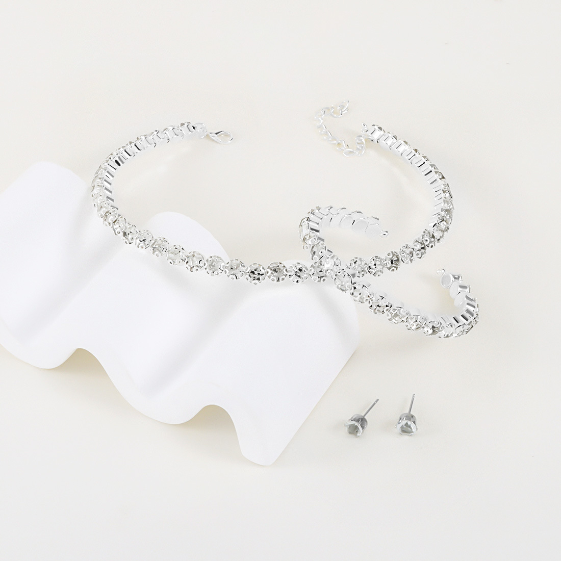 DIY accessories Cross-border f - Diamond Stud Earrings 리뷰 및 가격