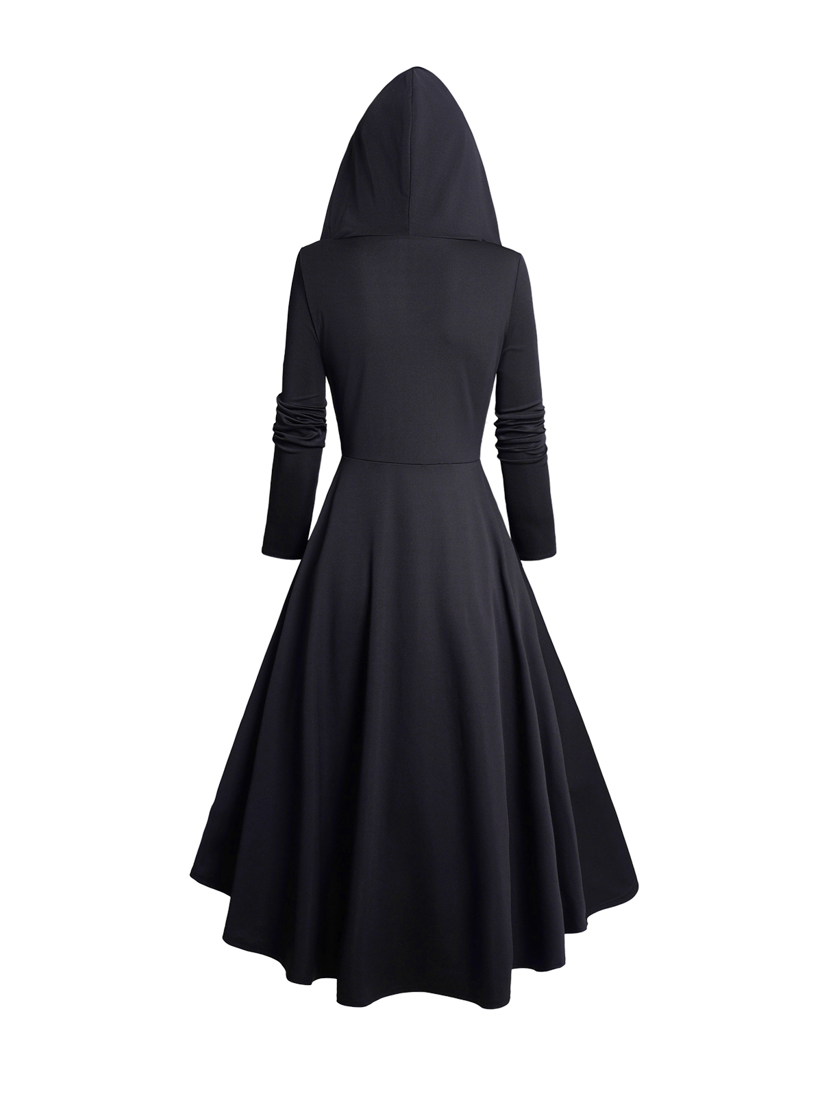 Women's Hoodie Dresses Hallowe - Gothic Skull Ring 리뷰 및 가격