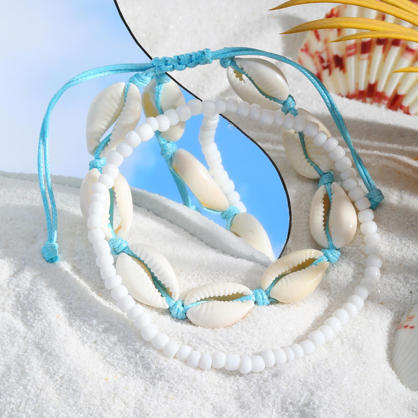 Cowrie Shell Ankle Bracelet fo - Jc Jewelry & Watches Photos 리뷰 및 가격