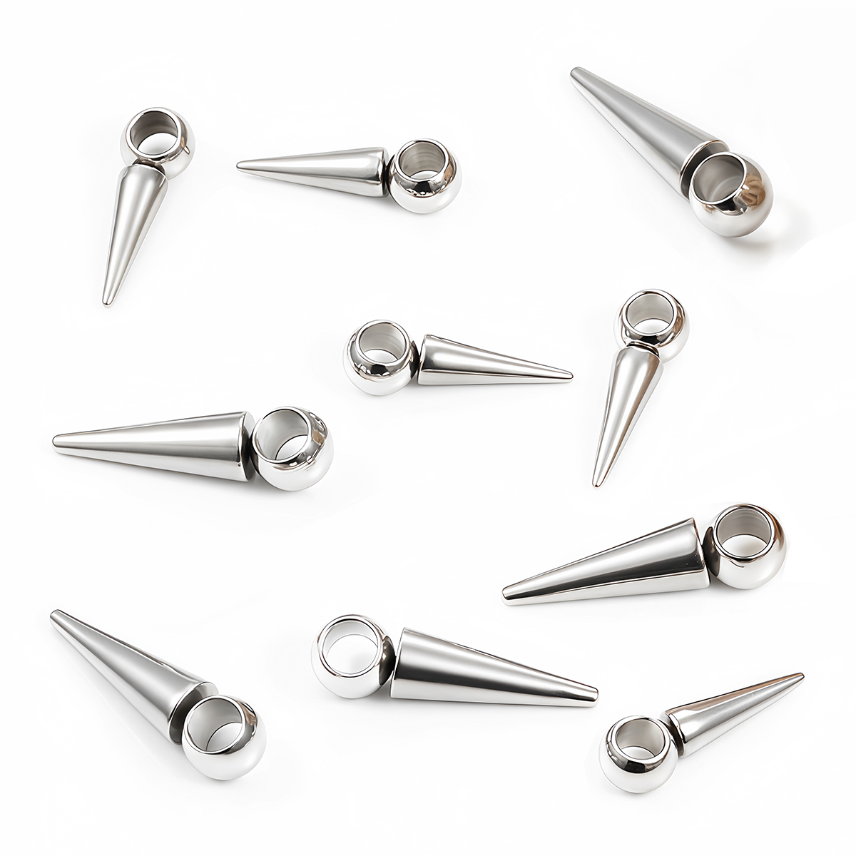 10pcs Retro Cone Charms Pendan - Moon Star Earrings 리뷰 및 가격