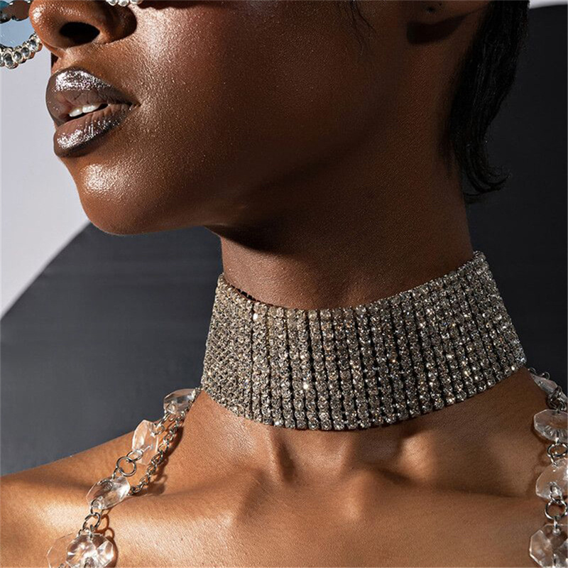 Necklace For Women Crystal Nec - Crystal Choker Necklace 리뷰 및 가격