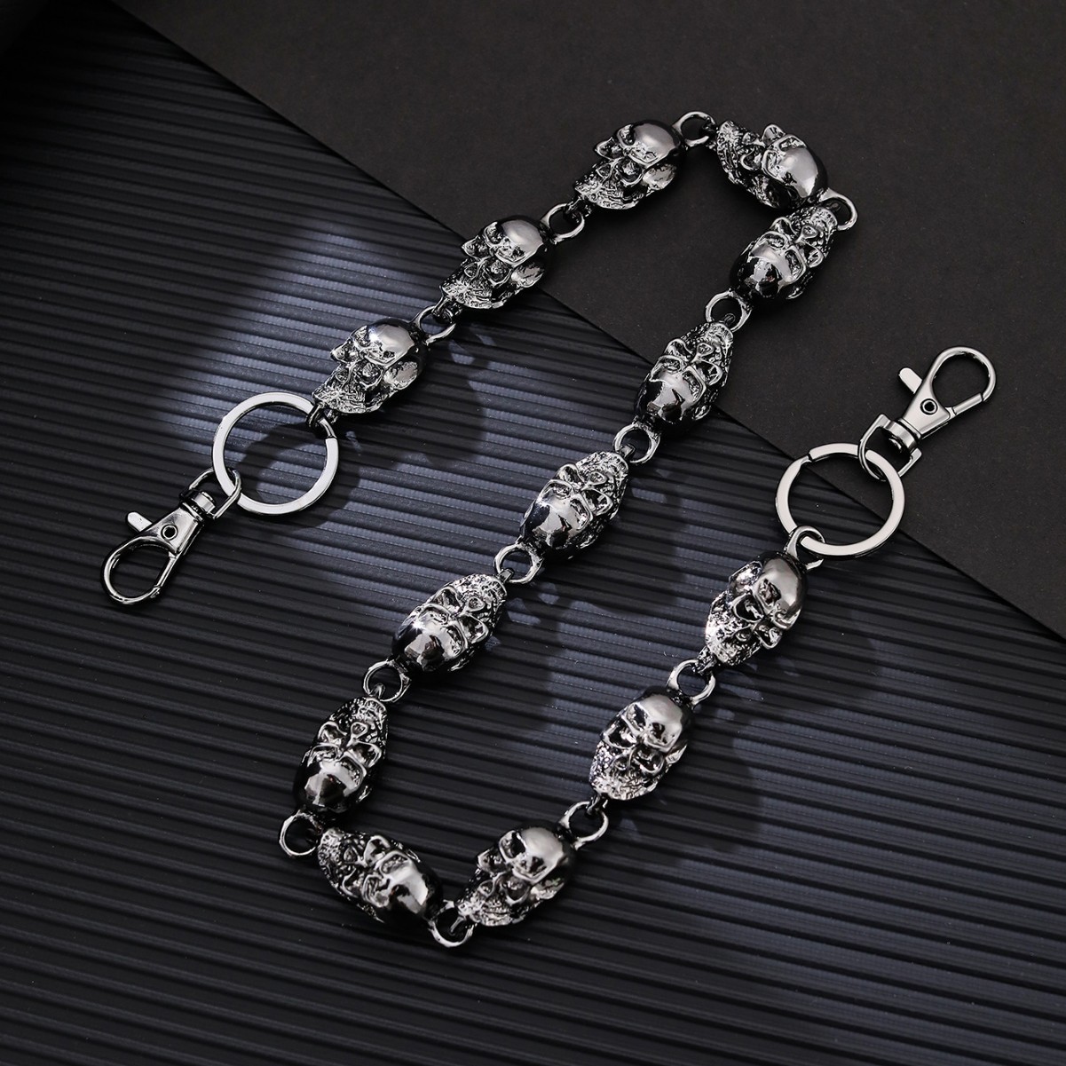 Skull Keychain Wallet Chain, P - Gothic Skull Ring 리뷰 및 가격