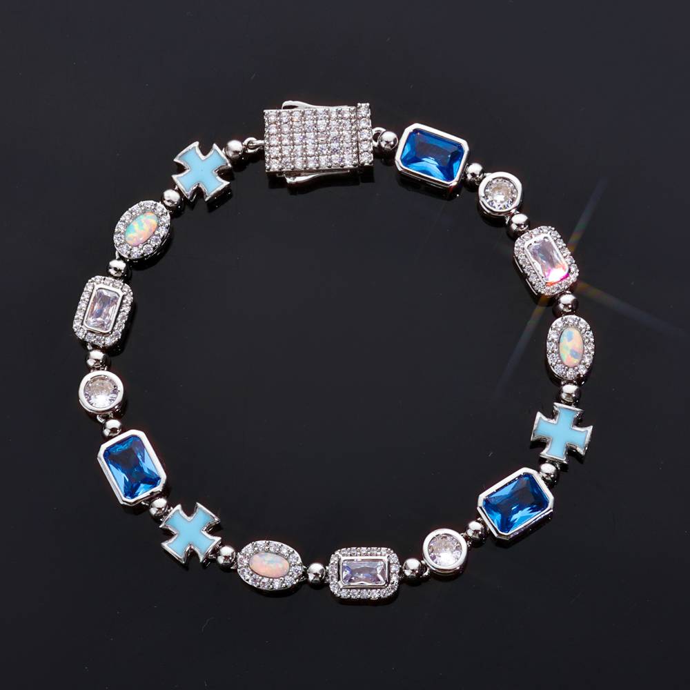 Custom New Design Street Hip H - Tennis Bracelet Cubic 리뷰 및 가격