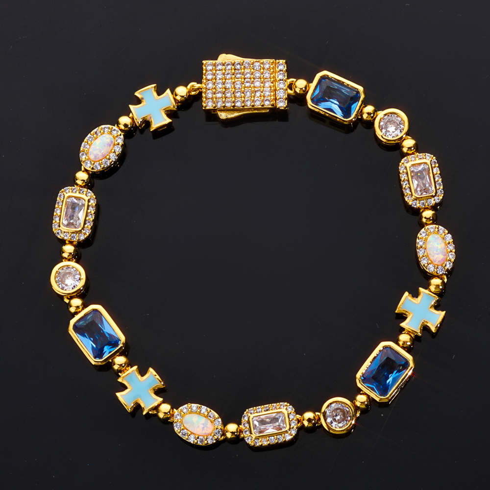 Custom New Design Street Hip H - Tennis Bracelet Cubic 리뷰 및 가격