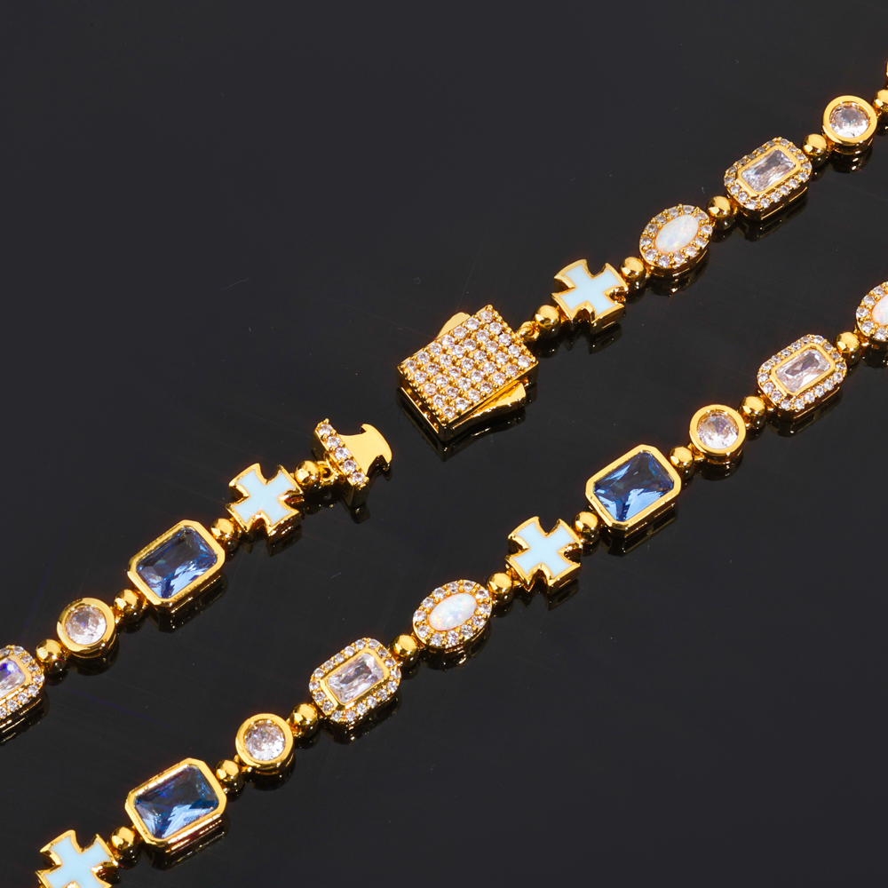 Custom New Design Street Hip H - Tennis Bracelet Cubic 리뷰 및 가격