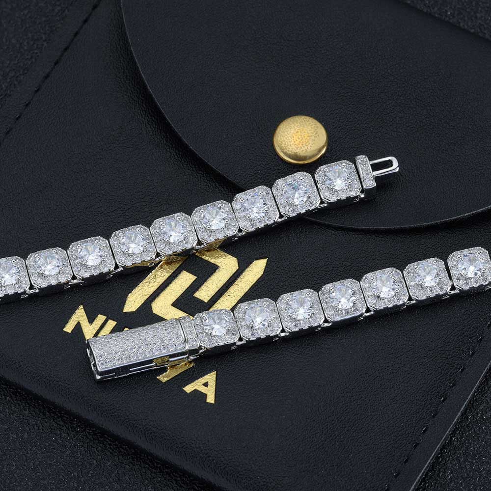 7MM 5A Zircon Cluster Tennis C - Tennis Bracelet Cubic 리뷰 및 가격